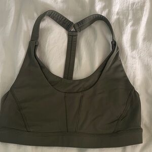 Lululemon Women's Olive Sports Bra
